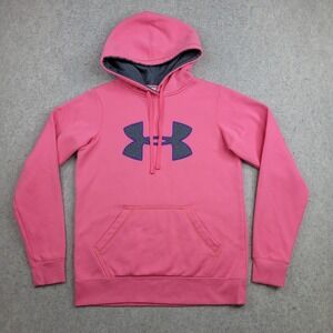 Under Armour‎ Women's Size Small Pullover Hoodie Storm Hot Pink Long Sleeve